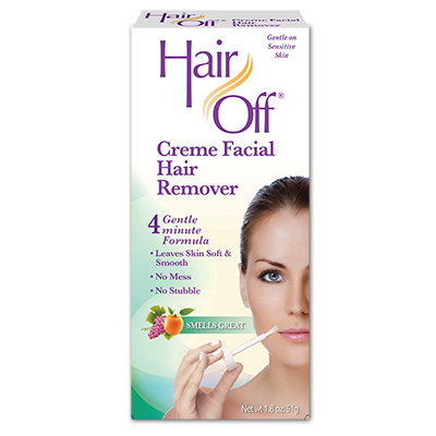 Hair Off Creme Facial Hair Remover –